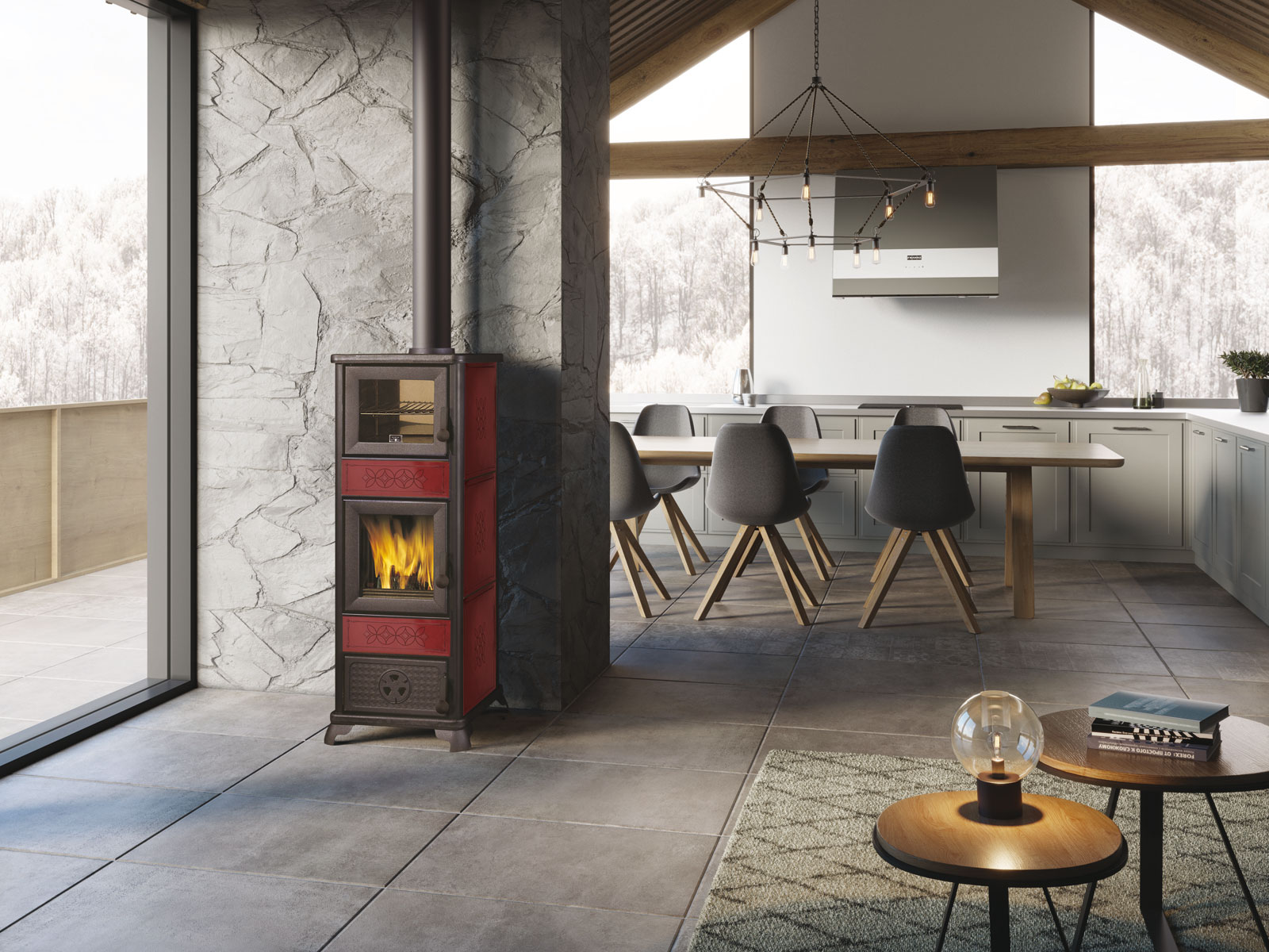 Edilkamin Dekor Sütővel